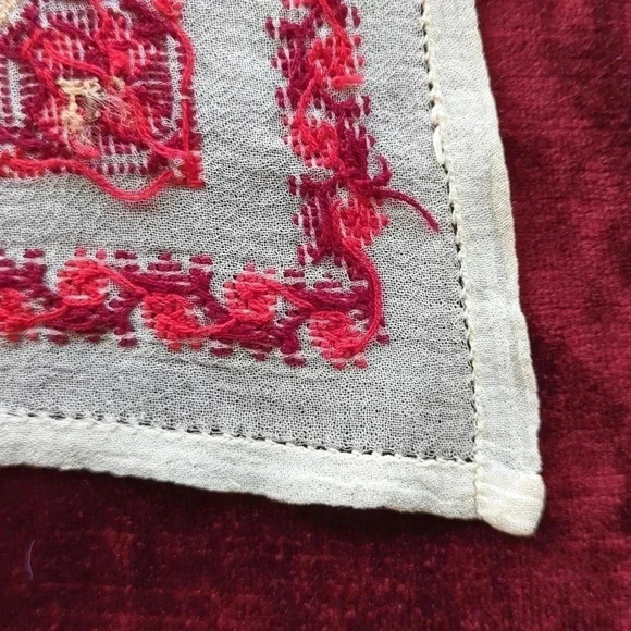 Vintage Wool Head Scarf - Picture 5 of 9